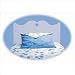 Scalloped Heart Twin Headboard Finish: Lavender