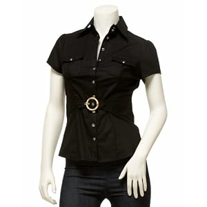 Buy 2b Trapunto Stitched Belted Top by bebe