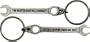 Busted Knuckle Garage BKG-123-KR Miniature Wrench Key Ring