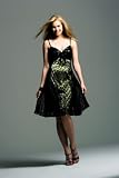 Black and Green Lacy Dresses by Faviana
