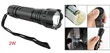 Amico 2W 110 Lumens Aluminium LED Xenon Flashlight Torch w/ Handy Strap
