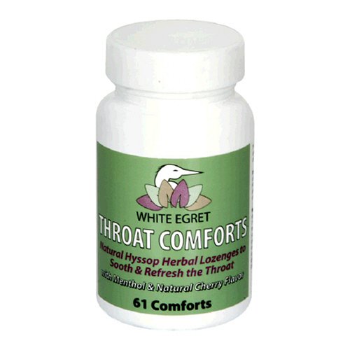 White Egret Earomatherapy Throat Comforts (Pack of 3) by White Egret Earomatherapy