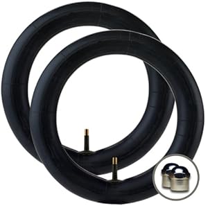 2 x GRACO FAST ACTION Stroller/Jogger/Push Chair Inner Tubes - REAR 16 - Straight/Auto Valve