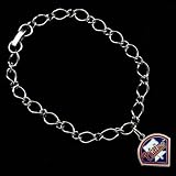 Philadelphia Phillies Ladies Silver-Tone Charm Bracelet
