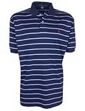 Ralph Lauren - Polo à rayures hommes - Bleu marine