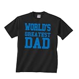World's Greatest Dad Men's T-Shirt Black or Grey