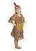 American Indian Princess Girl Costume with Feather Headband