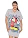 Disney Mickey Minnie Mouse + Friends V-Neck Sleep Shirt (One Size Fits Most)