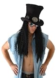 Slash Top Hat and Wig Costume - Guns N Roses