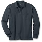 Long-Sleeve Field Pique Polo Shirt