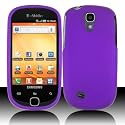 Purple Rubberized Hard Plastic Case for Samsung T589 Gravity Smart