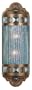 Fine Art Lamps Scheherazade 711150-3 Small Art Crystal 2-LT 120w (22"H x 7"W) Sconce Light in Bronze