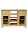 ASPEN - Solid Wood & Glass Cupboard / Display Sideboard