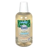 Toms of Maine Fluoride Mouthwash, Natural Anticavity, Peppermint, 1 pt (473 ml) (Pack of 3)