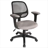 Mesh Task Chair with Arms Black/Gray Mesh