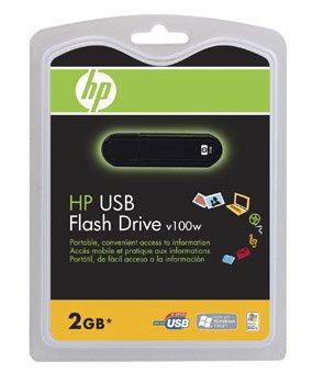 Hewlett Packard Flash Drive Retail packaging