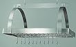 Old Dutch Ready to Assemble Rectangular Pot Rack