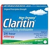 Claritin 24 Hour Allergy, Tablets 20 ea Claritin 24 Hour Allergy, Tablets 20 ea