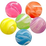 Marble Design Rubber Superballs 27mm - Lot of 12