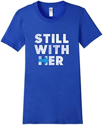 Women's Hillary Clinton I'm Still with Her Shirt Medium Royal Blue