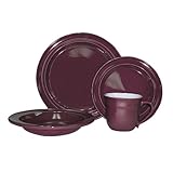 Emile Henry 4-Piece Dinnerware Set, Figue