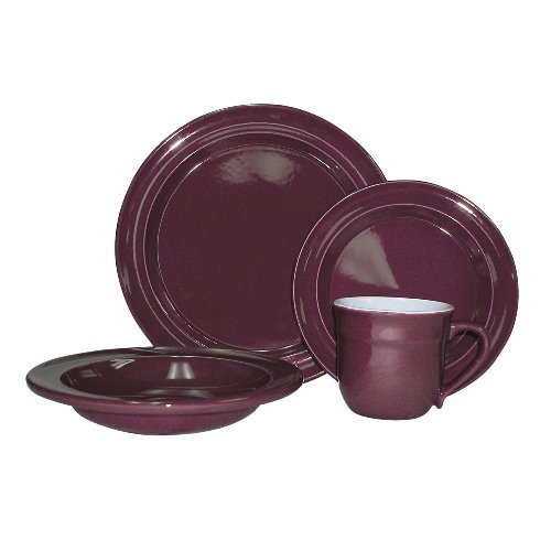 Emile Henry 16-Piece Dinnerware Set, Service for 4, Figue