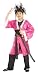 Girls Pink Samurai Costume - Child Large