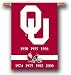 NCAA Oklahoma Sooners Championship Year Two-sided Banner