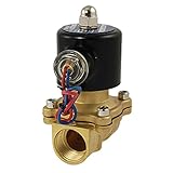 uxcell　水　ガス　1.9cm　電気　電磁弁　AC 110V 2W-200-20