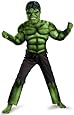 Boys Hulk Avengers Classic Muscle Costume M
