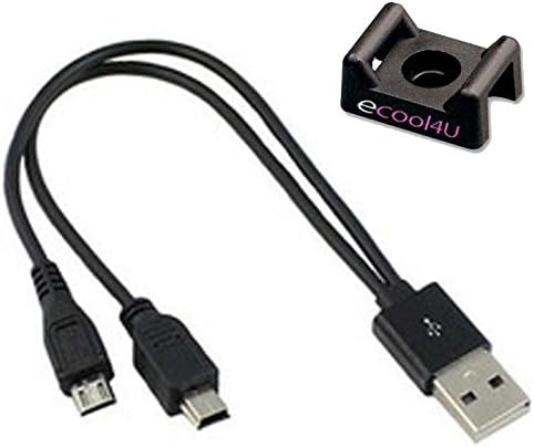 Anker Astro E5 16000mAh External Battery-5 ft USB 2.0 Mini B+Micro Y Cable