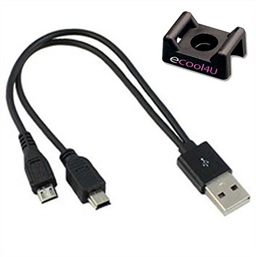 Anker Astro E5 16000mAh External Battery-5 ft USB 2.0 Mini B+Micro Y Cable