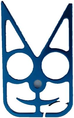 Safety Cat Women's Self Defense Keychain BLUE