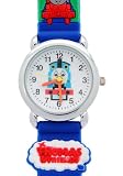 TimerMall OEM - Montre Enfants - Quartz - Caoutchouc - Thomas & Friends Bleu Caoutchouc Enfants Bracelet ronde cadran d