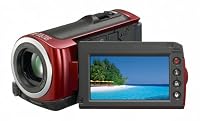 Sony HDR-CX100 ACVHDHD Camcorder with Smile Shutter & 10x Optical Zoom (Red)