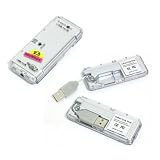 4 Port LED USB 2.0 Hub Silver