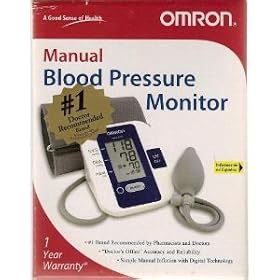 Omron HEM-432C Manual Inflation Blood Pressure Monitor