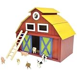 Deluxe Wooden Barn Playset