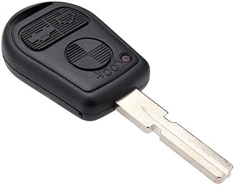 Raypley 3 Button Uncut Blade Car Key Replacement Remote Key Case Shell for BMW E31 E32 E34 E36 E38 E39 E46 Z3 Fob Uncut key case