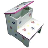 Product details for LC Creations LC510SD Springtime Daisies Storage Stepstool by LC Creations
