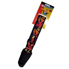 ��grover allman �M�^�[�X�g���b�vThe Simpsons Guitar Straps Devil Bart