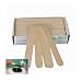 Holzspatel 100Stck 15*2cm, zum Auftragen von Warmwachs und Heisswachs zur Enthaarung