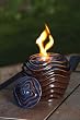 Blue Ceramic Fireside Firepot Blue Ceramic Fireside Firepot