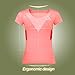 Beroy Women Casual Short Sleeve Dry Quik Top T-shirt for running,yoga