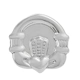 Sterling Silver Celtic Claddagh Pin Hypoallergenic