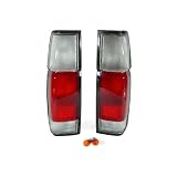 A Pair of Depo Red and Clear Lense Tail Lights - Nissan Pick-Up Truck Hardbody... by Depo