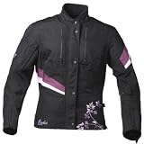 Women's Black Ballistic 7.0 Waterproof Motorcycle Jacket - Size : Medium