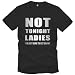 NOT TONIGHT LADIES T-Shirt Club T-Shirt Gr. L