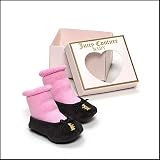 Juicy Couture Newborn Pink Maryjane Baby Booties Socks
