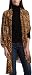 Jessica Simpson Women's Glamour Animal Neckwrap,Mocha,One Size